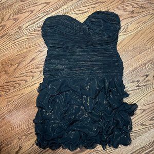 Ruffled Strapless dress